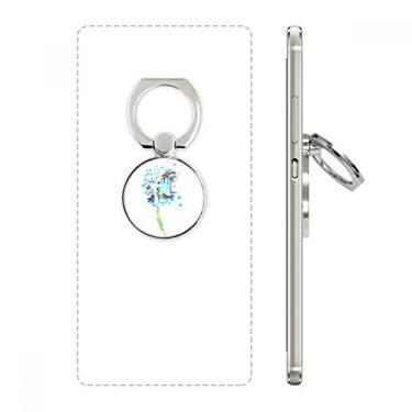 Imagem de Suporte de anel de telefone com pintura em aquarela para vaso de mesa de dente-de-leão suporte ajustável