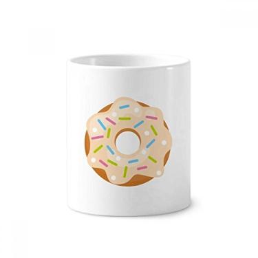 Imagem de Porta-canetas Green Doughnut Sobremesa Sweet Food escova de dentes caneca, suporte de cerâmica