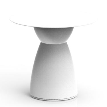 Imagem de Mesa Lateral Redonda Rad Branca