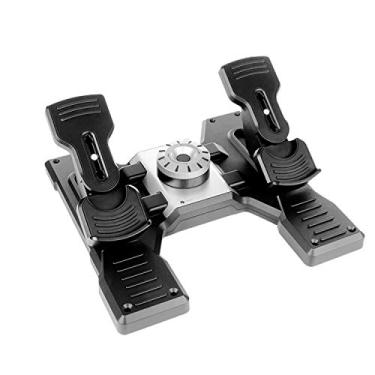 Imagem de Pedais de Leme com Freio de Simulação Profissional Flight Rudder Pedals