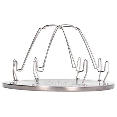 Imagem de Torradeira dobrável de aço inoxidável, resistente à ferrugem, multiuso, para acampamento, torradeira, dobrável, para churrasco, festa, piquenique ao ar livre