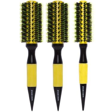 Imagem de Escovas Thermal Ceramic Yellow 2x 57mm 1x 47mm Marco Boni