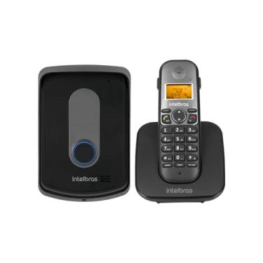 Imagem de Telefone sem fio com Ramal Externo TIS 5010 Preto Intelbras