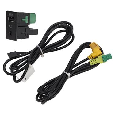 Imagem de Adaptador de Cabo de Interruptor USB AUX para Carro áudio MP3 WMA WAV para RCD510 RNS315