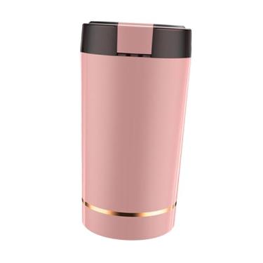 Imagem de Moedor de grãos de café moedor de especiarias cafés domésticos 150w escritório pessoal grãos de amendoim moinho de rebarba liquidificador copo moedor, rosa
