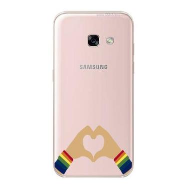 Imagem de Capa Case Capinha Samsung Galaxy A3 2017 Arco Iris Amor - Showcase