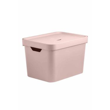 Imagem de Caixa Organizadora Cube 18 Litros Com Tampa 36 x 27 x 24,5cm