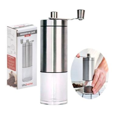 Imagem de Moedor De Café Grãos Inox Portátil Manual Fácil Limpeza