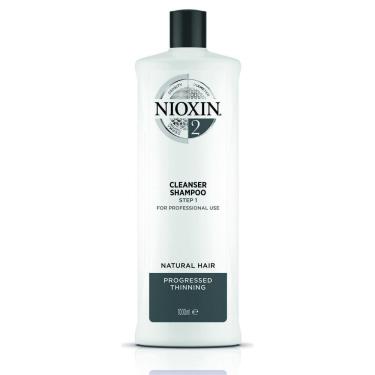 Imagem de Shampoo Nioxin System 2, limpador para cabelos finos 975ml