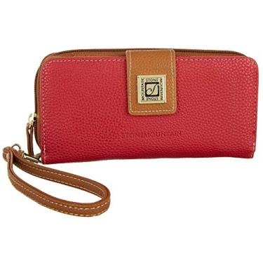 Imagem de Carteira feminina Stone Mountain Cornell SLG, vermelho/caramelo, Vermelho/caramelo