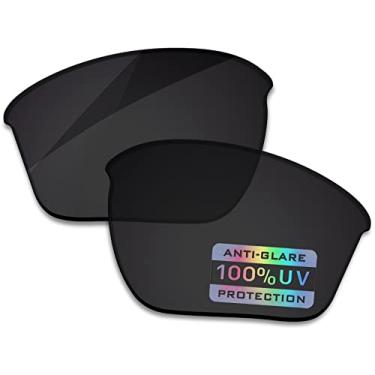Imagem de Bowyer Lentes de reposição polarizadas para óculos de sol Oakley Flak Jacket XLJ - Preto