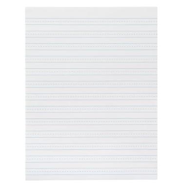 Imagem de School Smart Papel de enchimento em linha única, sem perfuração, sem margem, 20 x 26 cm, 200 folhas, branco - 087152