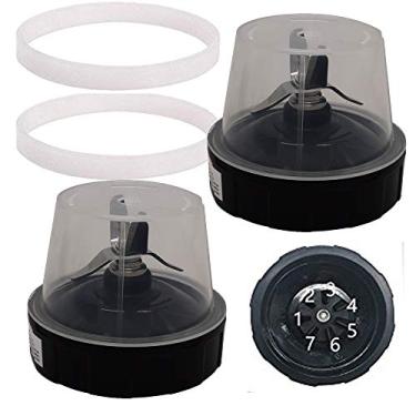 Imagem de Bexiga de peças de substituição Joystar para Nutri Ninja Duo 1200 W com Auto IQ Modelo: NN-100 30/NN-100A 30/101 30/NN102 30 e Nutri Ninja BlendMAX DUo com Auto-iQ Boost BL2012/BL2013, Preto