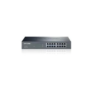 Imagem de Switch 16 Portas TP-Link Gigabit 10/100/1000 Mbps Rack/Desk - TL-SG1016D