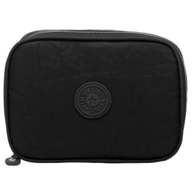 Imagem de Estojo Box Escolar Organizador 25 Elásticos Zíper Reforçado Grande Capacidade Para Lápis Canetas Acessórios Estudante Professor Artista Escritório