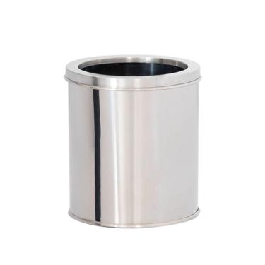 Imagem de Lixeira em Aço Inox 15L Aro Redonda