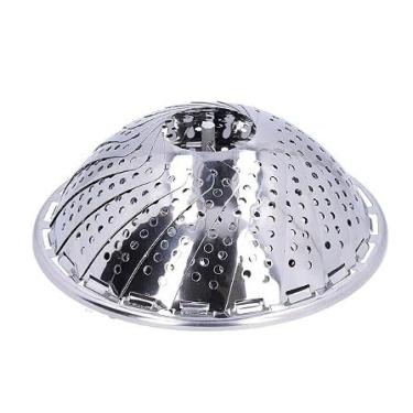 Imagem de Cesto Cozinhar Legumes A Vapor Panela Vaporeira Inox Dobrável