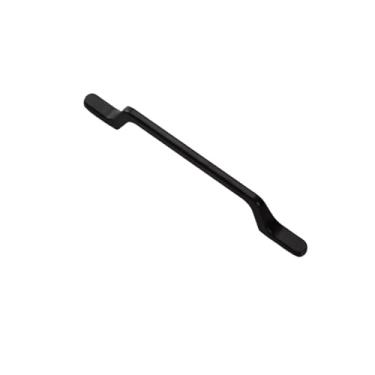 Imagem de Puxadores pretos para porta de armário de cozinha, ouro fosco, liga de alumínio, gaveta, maçaneta de móveis, CY306, 128 mm, 18