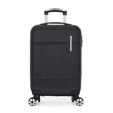 Imagem de Mala de Viagem de Bordo 10kg Rígida ABS Padrão ANAC - Polo King Luxcel MF10443PK (Preto)