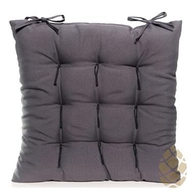 Imagem de Assento Para Cadeira Futon 40x40 Cm - Cinza