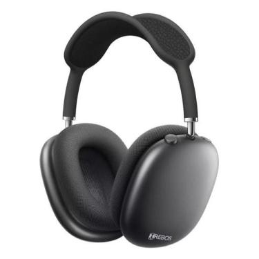 Imagem de Fone De Ouvido Hrebos Headphone Bluetooh Wireless Sem Fio , Preto
