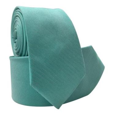 Imagem de Gravata Social Trabalhada Quadriculada Casamento Evento - Rpires, Verd