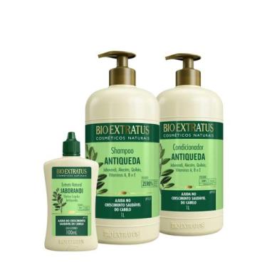 Imagem de Kit Bio Extratus Jaborandi Antiqueda Shampoo Litro Condicionador e Tôn