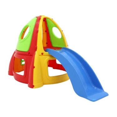 Imagem de Escorregador Infantil Médio 3 Degraus - Bel Fix Foguete