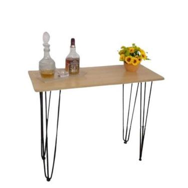 Imagem de Aparador com Tampo MDF 18 mm 40 x 100 Cm - Amadeirado - Fundição Petró