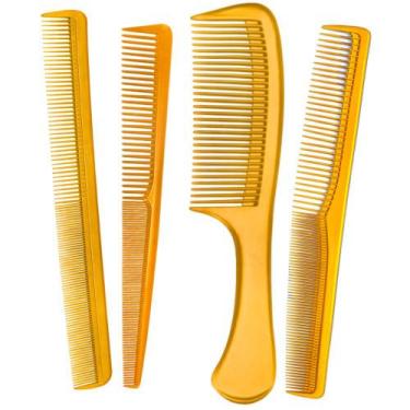 Imagem de 4 Pentes Profissionais Comare Gold Barbeiro Santa Clara