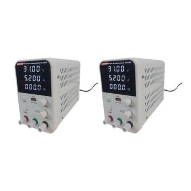 Imagem de Kit 2 Fonte Alimentação Digital Tensão 32 Volts 1 Canal Corrente 5Am L