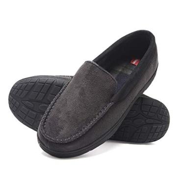 Imagem de Hanes Mocassim masculino texturizado, Cinza, Medium