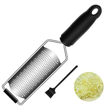 Imagem de Ralador de queijo portátil com alça-limão e ralador de cítricos para cozinha de aço inoxidável para decoração de bolos, utensílios de cozinha perfeitos para abobrinha, noz-moscada, descascador de gengibre