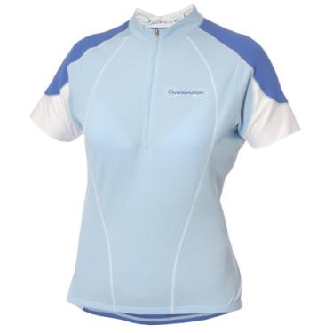 Imagem de Cannondale Camiseta feminina clássica de bicicleta, azul claro, pequena