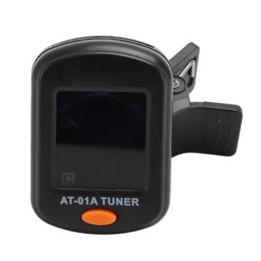 Imagem de Afinador Digital de Clipe Com Luz de Fundo Verde, Afinador Eletrônico Preciso de Duas Cores para Guitarra, Baixo, Violino e Ukulele, Design Compacto e Leve, Material ABS, 12