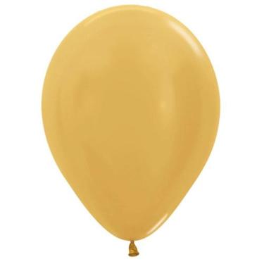 Imagem de Balão de Festa Latéx Metal - Dourado (Cor:570) - Sempertex - Rizzo