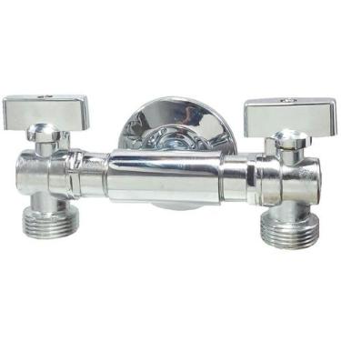 Imagem de Torneira Slim Cromo Dupla Saída, Maquina Lavar Secar - ORIGINAL CAVI'S