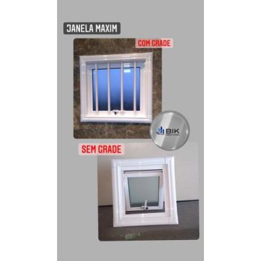 Imagem de Janela Maxim ar em Alumínio 0,80x0,60 - BIK ESQUADRIAS DE ALUMINIO