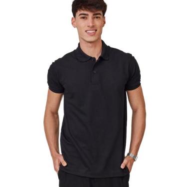 Imagem de Camisa Gola Polo Básica Malha Piquet - Pruner, Preto, G