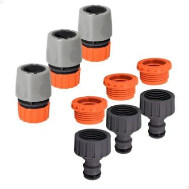 Imagem de Kit 3 Adaptadores Fêmea Torneira + 3 Engates Rápidos - TRAMONTINA, Ver