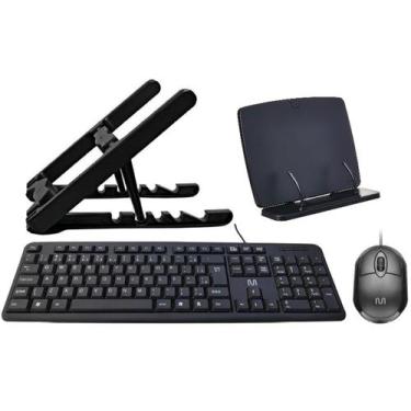 Imagem de Kit Multi7- Apoio P/Leitura e Tablet /Suporte p/Notebook/ Teclado e Mo
