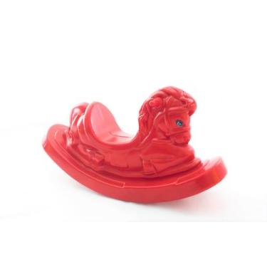 Imagem de Pônei Cavalinho Upa Gangorra Balanço Infantil de Plástico-Gangorra com