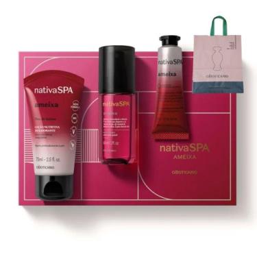 Imagem de Kit Presente Nativa Spa o Boticário Ameixa Miniatura