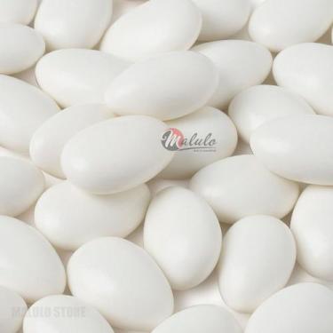 Imagem de Amêndoas Confeitadas Brancas Premium 250 unidades - Amêndoas Conf. Can