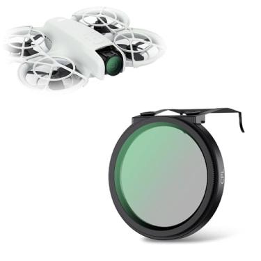 Imagem de JJC Filtro CPL Polarizers circulares para drone DJI NEO, filtro CPL de drone multi-revestido com vidro óptico HD e alumínio ultraleve