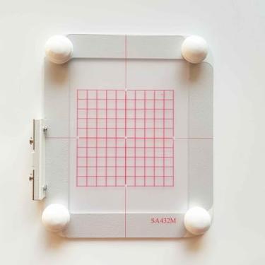 Imagem de HONEYSEW Aro de Bordado Magnético de Metal para Brother Se600 Se400 Se625 Se425 Pe550D Pe540D Pe535 Pe525 Pe500 Innovis Babylock Brother Aro de Máquina de Bordar (4 "X4" Sa432M)