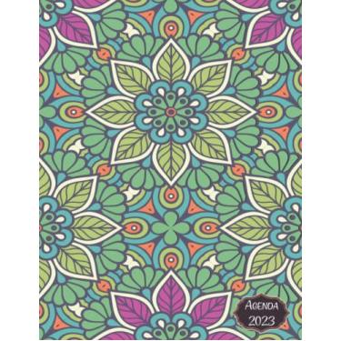 Imagem de Agenda 2023: Pianificatore giornaliero con orari e to do list, un giorno per pagina includere pagine di pianificazione mensile da gennaio a dicembre, 12 messi, copertina morbida, grande formato a4