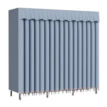 Imagem de Guarda-roupa Armário portátil para pendurar roupas, armário temporário para sala de estar, lindo armário de armazenamento para quarto armário