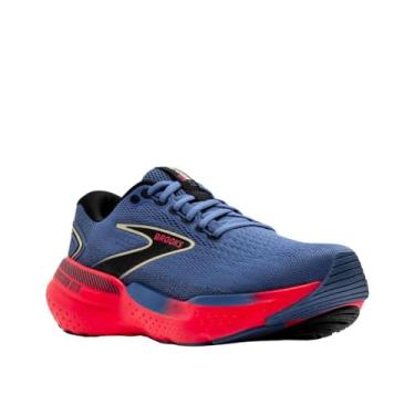 Imagem de Brooks Tênis de corrida feminino Glycerin GTS 21, Azul/preto/rosa, 35
