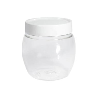 Imagem de Pote Redondo Tasil De 250ml Com Tampa Branca